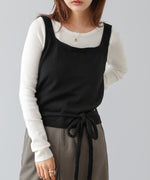 カシュクールベストSETニット