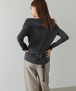 オフショルウエストマークトップス