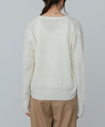 ボタンデザインキャミSETニット