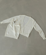 ボタンデザインキャミSETニット