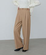 ツータックパンツ