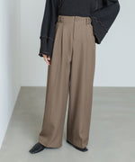 ツータックパンツ