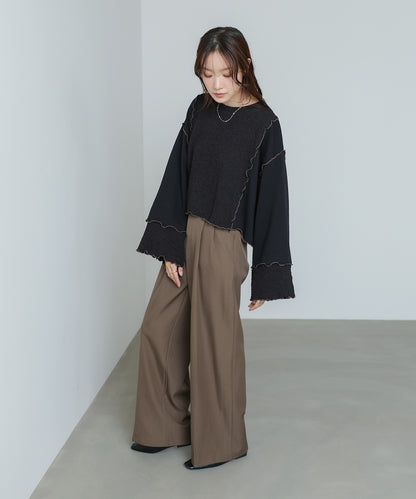 ツータックパンツ