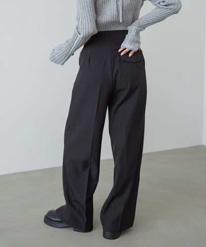 ツータックパンツ