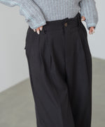 ツータックパンツ