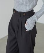 ツータックパンツ