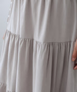 ピーチスキンティアードスカート