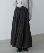 ピーチスキンティアードスカート