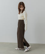 フェイクスエードスカート