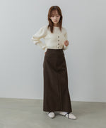 フェイクスエードスカート