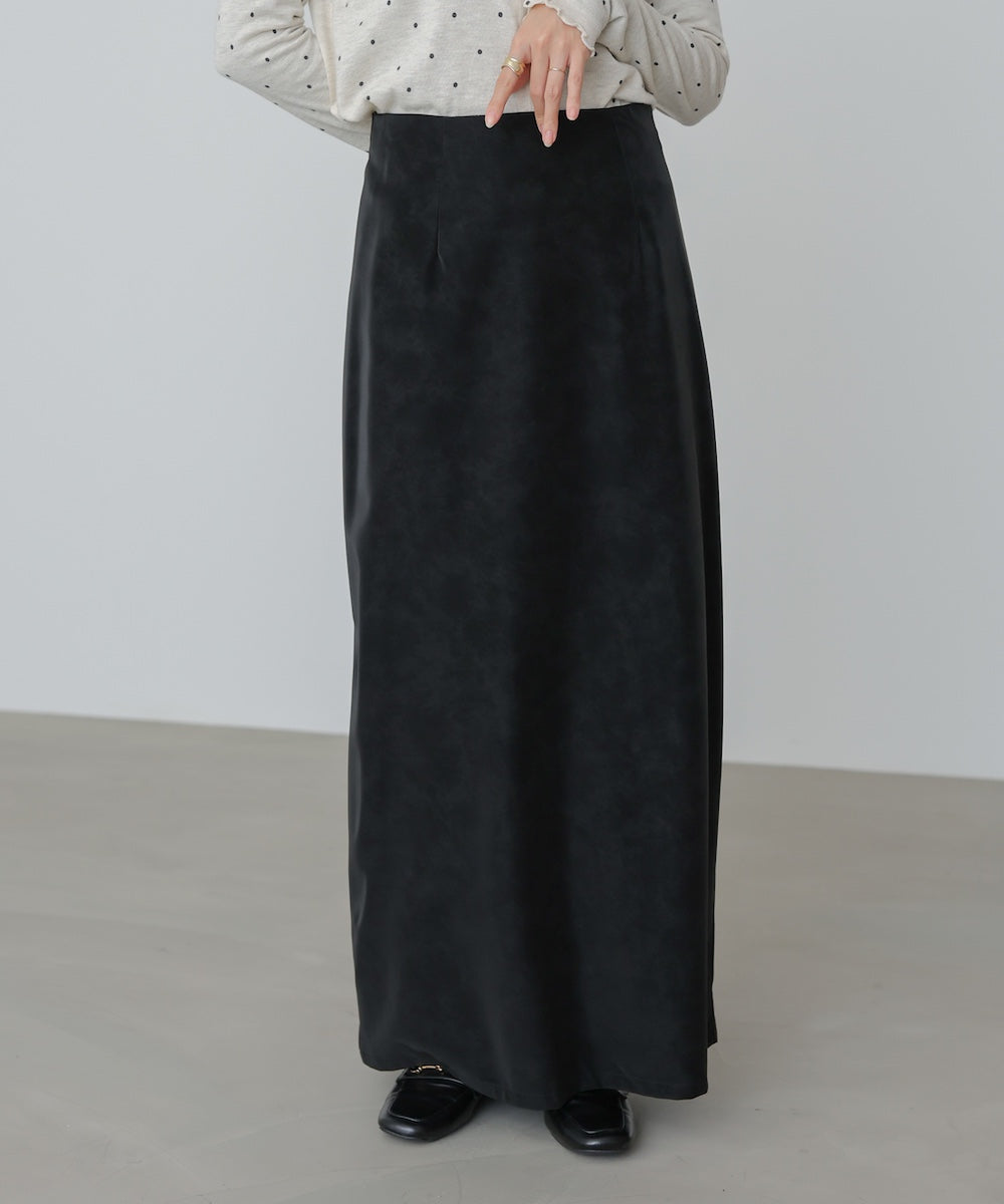 フェイクスエードスカート