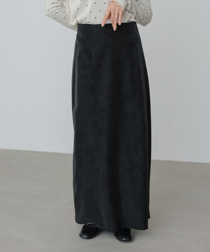 フェイクスエードスカート