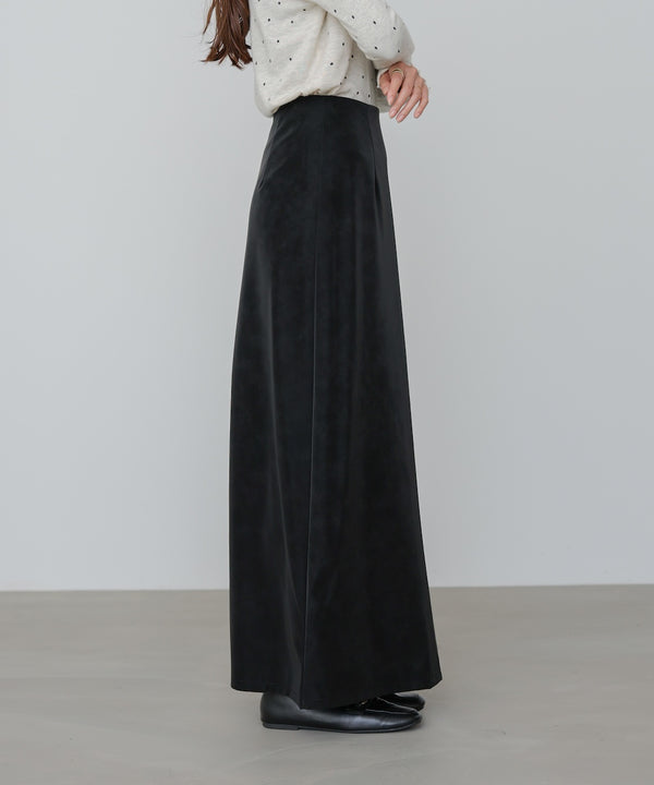 フェイクスエードスカート