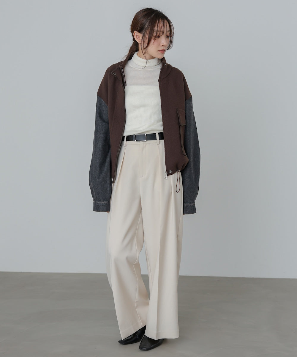 デニムコンビジャケット