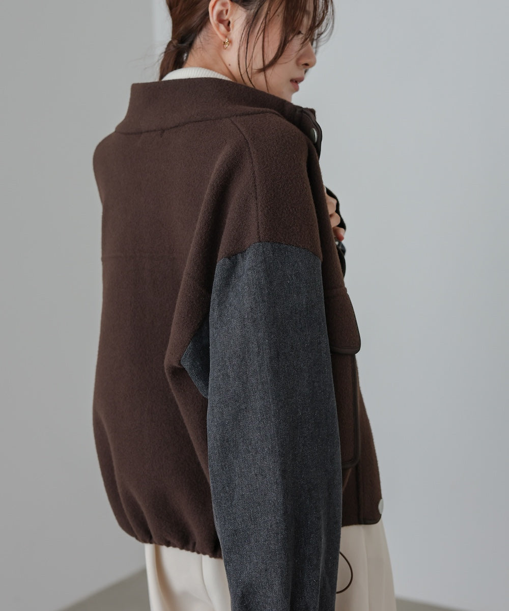 デニムコンビジャケット