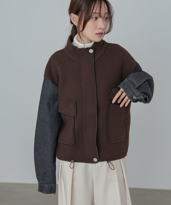 デニムコンビジャケット