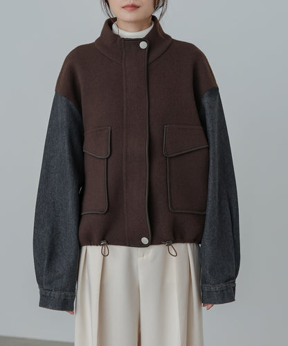 デニムコンビジャケット