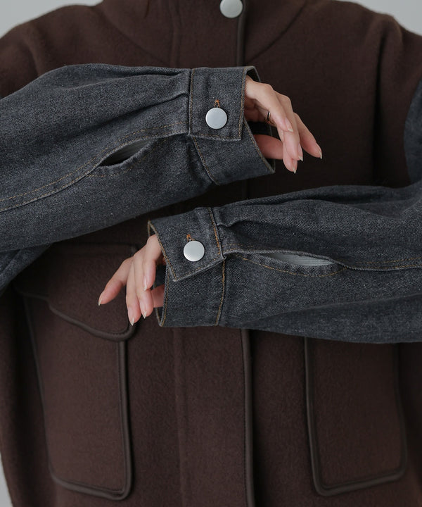 デニムコンビジャケット