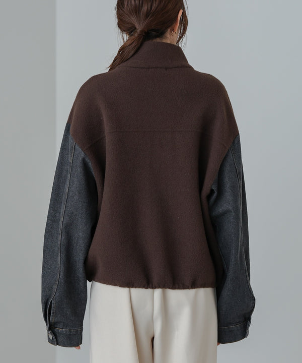 デニムコンビジャケット