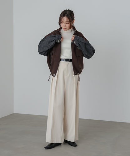 デニムコンビジャケット