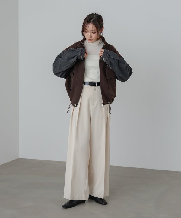 デニムコンビジャケット