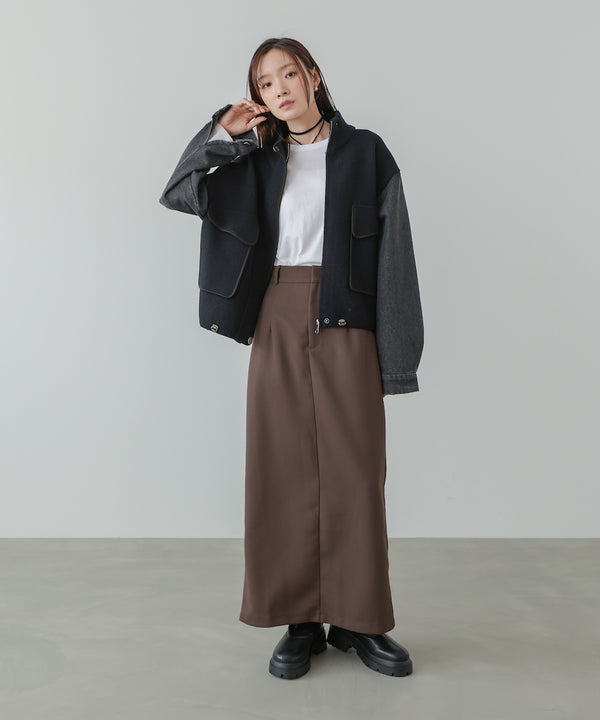 デニムコンビジャケット