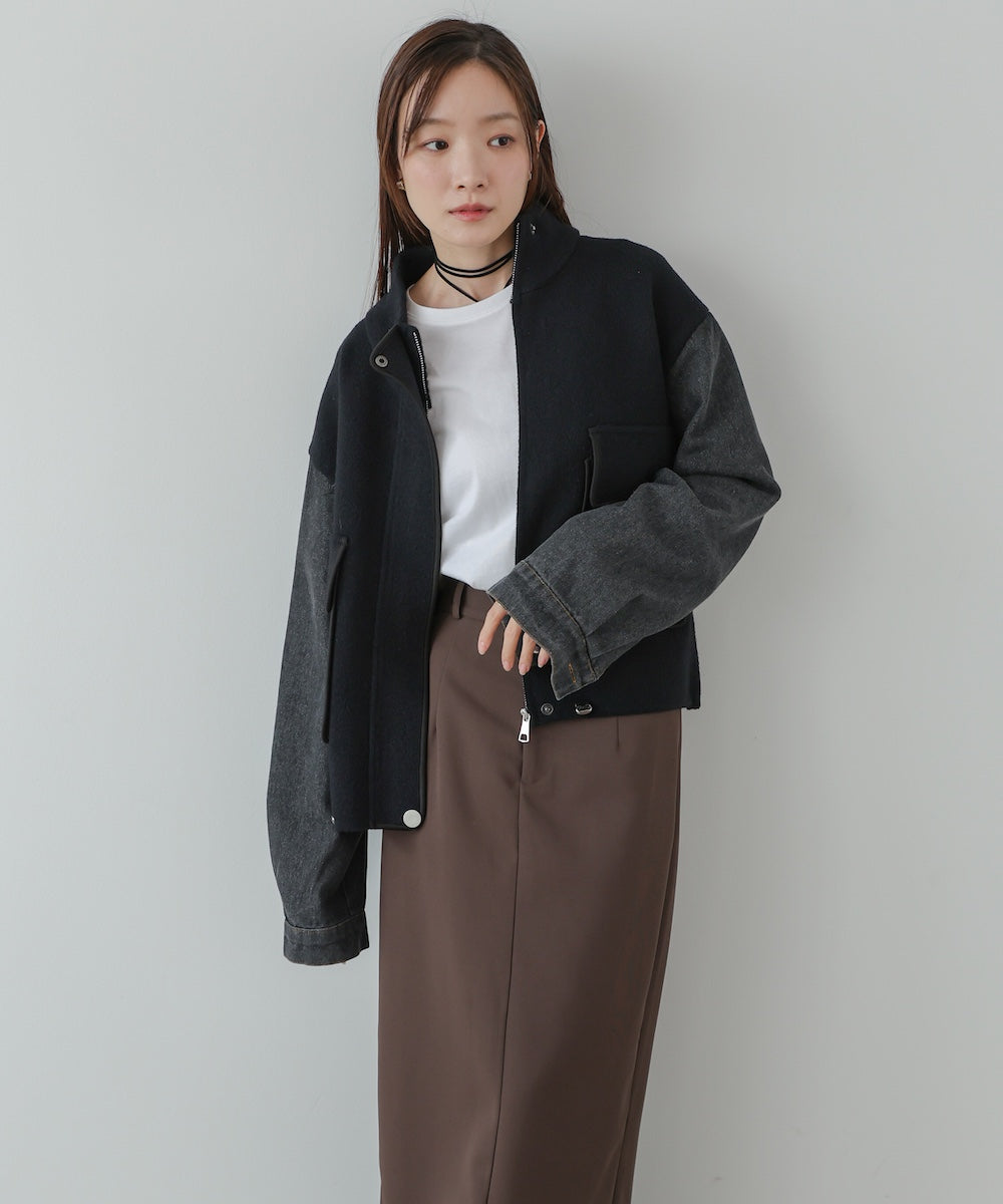 デニムコンビジャケット