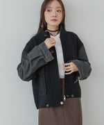 デニムコンビジャケット