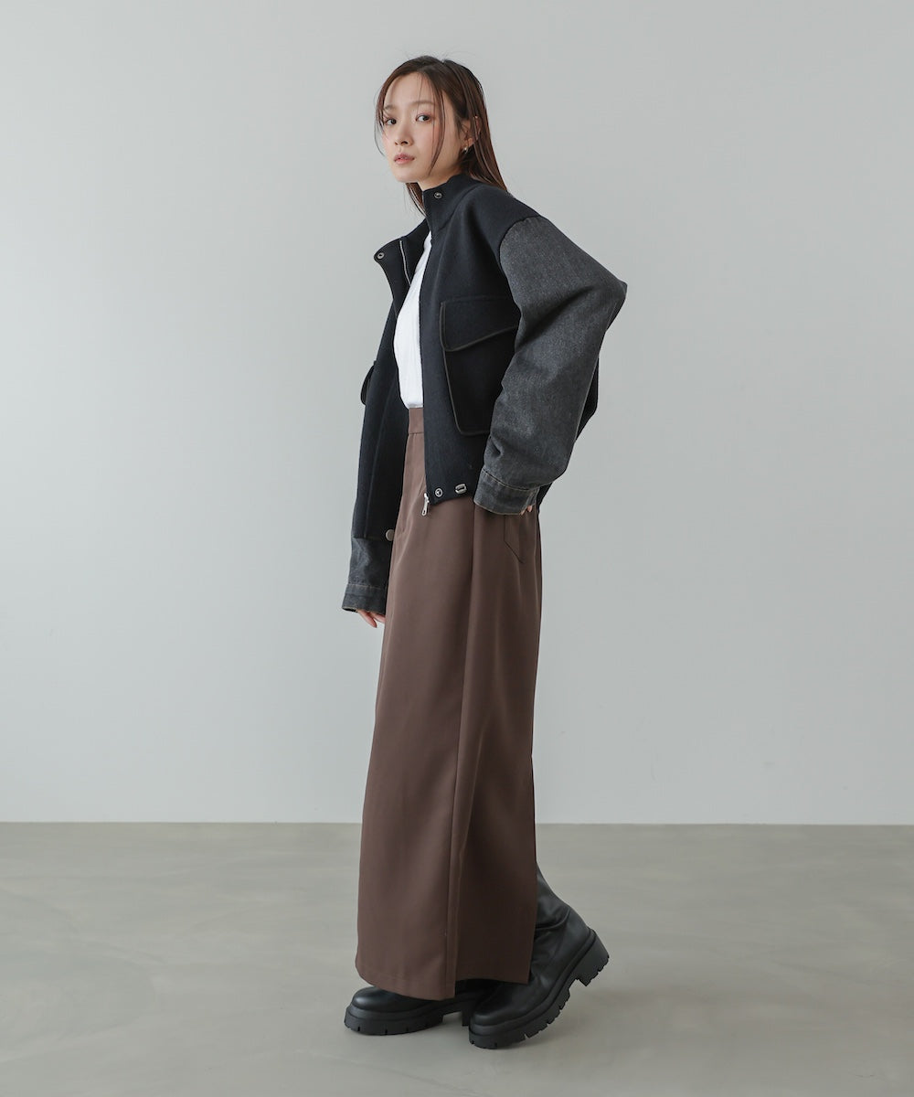 デニムコンビジャケット