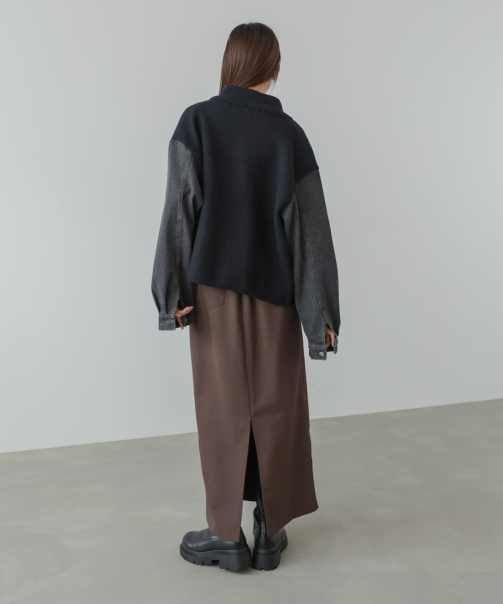 デニムコンビジャケット