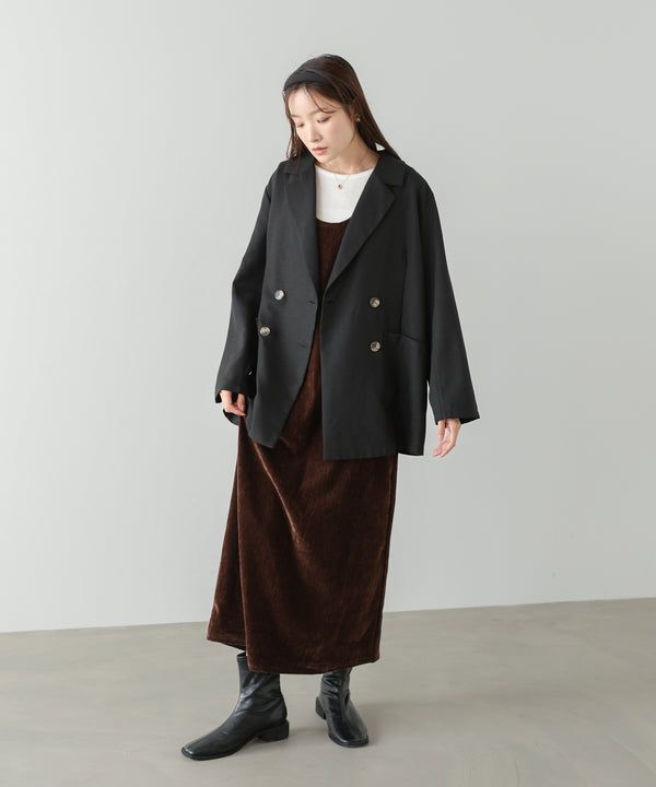 ベロアロングワンピース