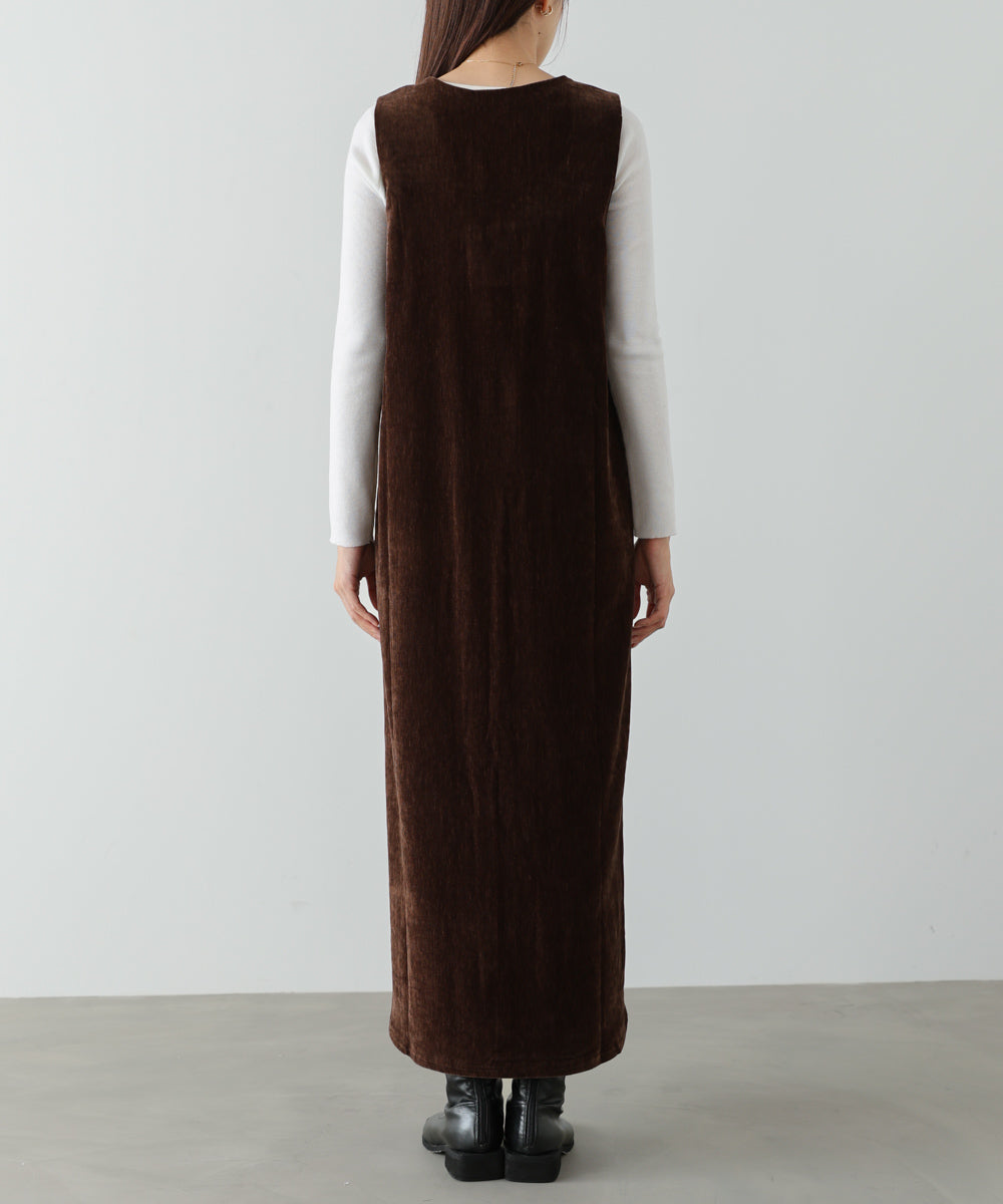 ベロアロングワンピース