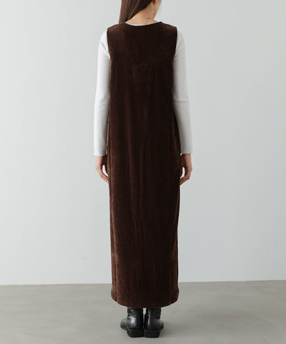 ベロアロングワンピース