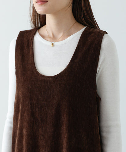 ベロアロングワンピース