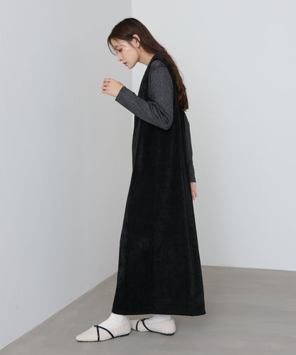 ベロアロングワンピース