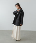 ウールライクテーラードダブルジャケット