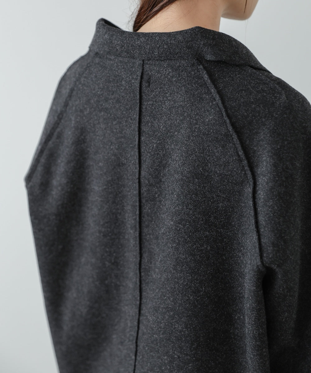 ウールライクテーラードダブルジャケット