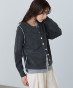 レイヤードライクニットカーディガン