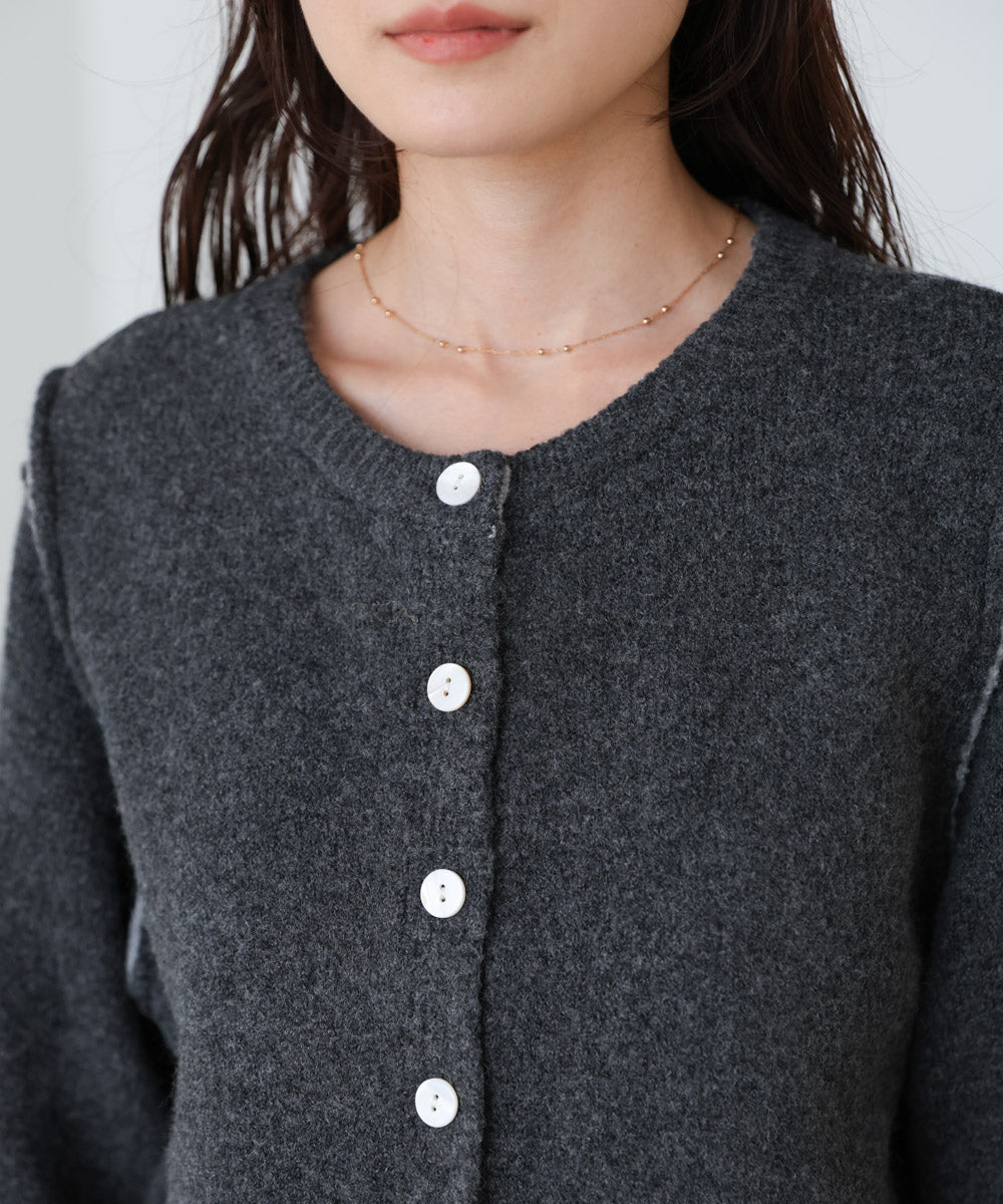 レイヤードライクニットカーディガン