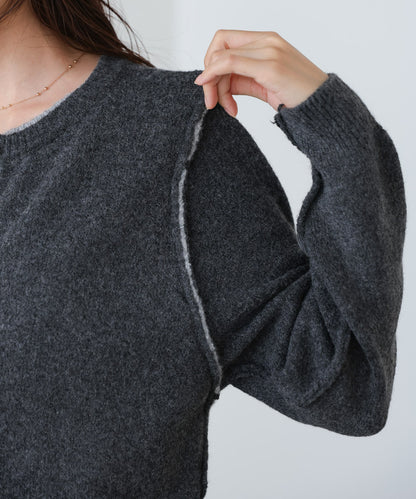 レイヤードライクニットカーディガン