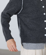 レイヤードライクニットカーディガン