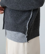 レイヤードライクニットカーディガン