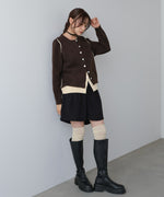 レイヤードライクニットカーディガン