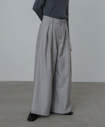 ストライプヘリンボーンパンツ