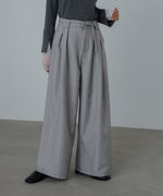 ストライプヘリンボーンパンツ