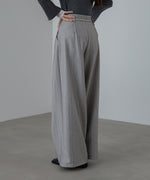 ストライプヘリンボーンパンツ