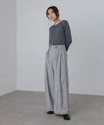 ストライプヘリンボーンパンツ