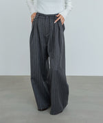 ストライプヘリンボーンパンツ