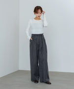 ストライプヘリンボーンパンツ