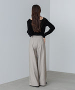 ストライプヘリンボーンパンツ